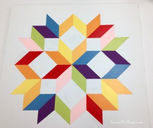 Carpenter Star Barn Quilt 2' x 2'